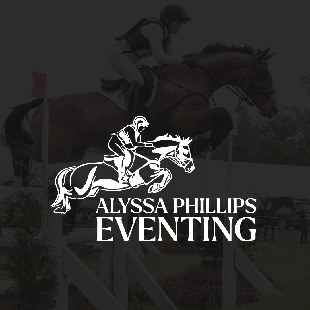 Horse logo for event rider Alyssa Phillips